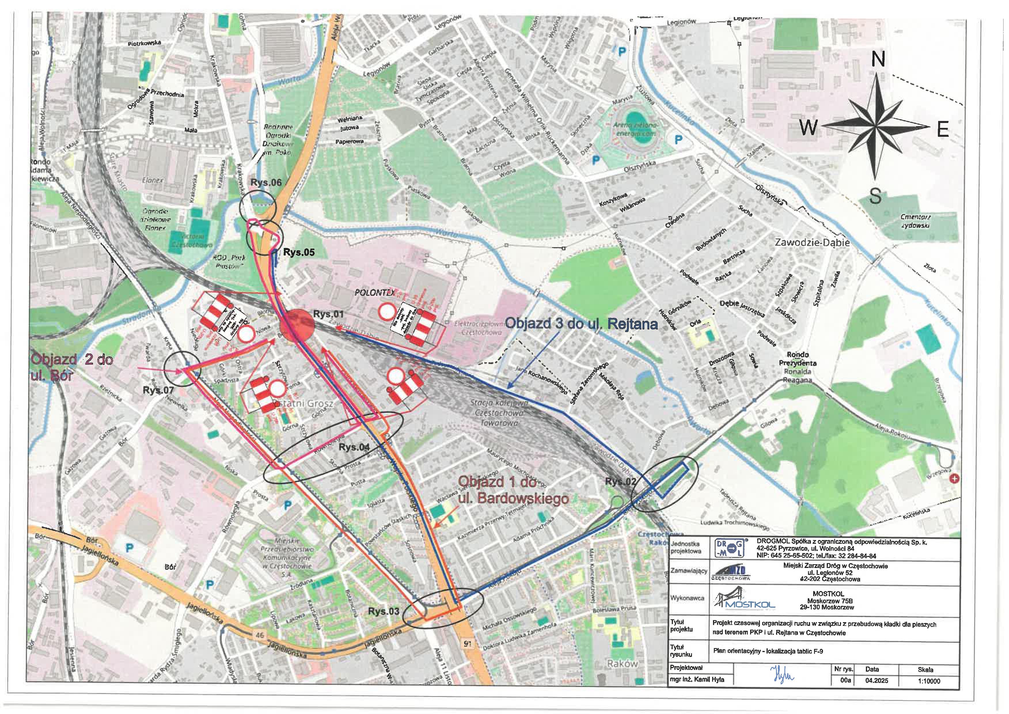 Utrudnienia w dojeździe do siedziby Archiwum Państwowego w Częstochowie