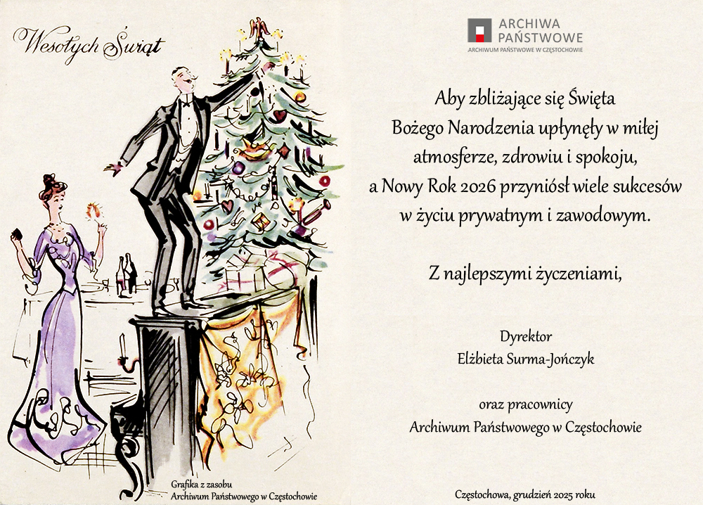 Rysunkowa kartka z życzeniami