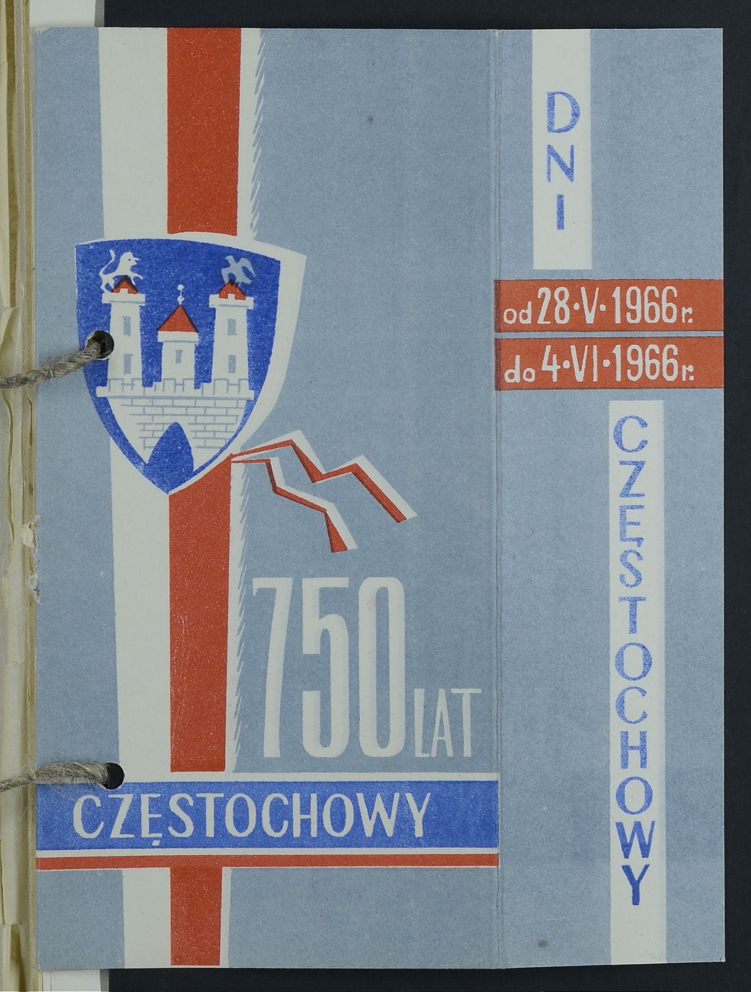 Program imprez dni Częstochowy w ramach obchodów 750-lecia Częstochowy i 1000-lecia Państwa Polskiego
